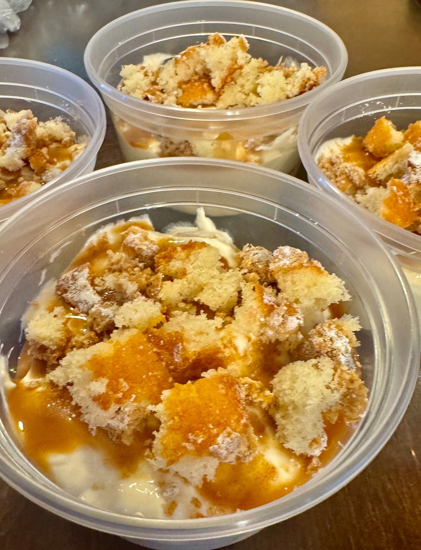 Cinnamon Crumb Cake Protein Cheesecake