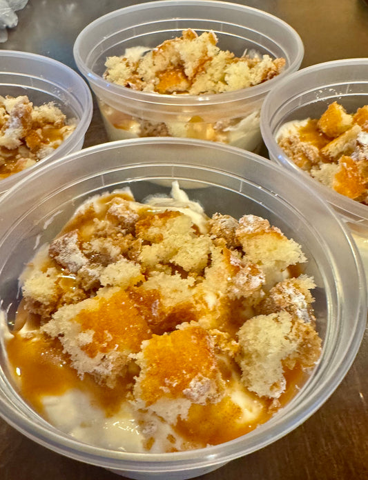 Cinnamon Crumb Cake Protein Cheesecake